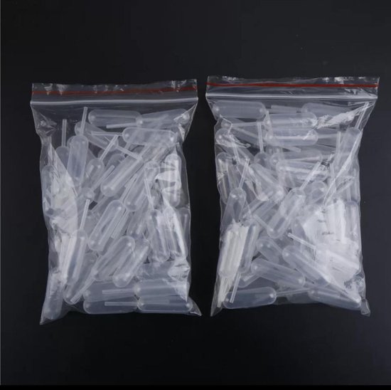 Pipettes (X10) de transfert en plastique jetable de 3 ml