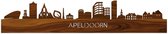 Skyline Apeldoorn Palissander hout - 80 cm - Woondecoratie design - Wanddecoratie - WoodWideCities