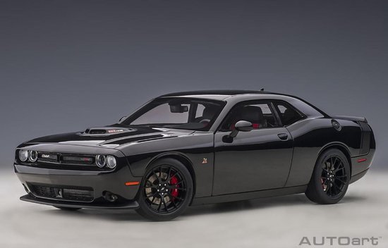 AUTOart 1/18 Dodge Challenger 392 ブラック Dodge Challenger 392 Hemi Scat 2018 Black | bol