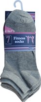 Meisjes Multipack sneaker sokjes - 7 paar meisjes fitness - hoogwaardige katoen - comics - maat 35/38 - enkelsokken