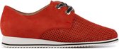 Hassia Vrouwen Suède    Veterschoenen / Damesschoenen  301569 - Oranje - Maat 36