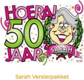 Groot Sarah Versierpakket, Verjaardag, 50 Jaar, Feest