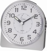 Cetronic RD890-SP S - Wekker - Analoog - Stil uurwerk - Zilverkleurig - Zwart