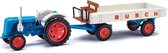 Busch - Traktor Famulus Anh.zirkus (3/19) * (Mh009901)
