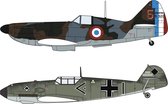 Hasegawa - 1/72 Dewoitine D520 En Me Bf109e (7/20) * - HAS602332 - modelbouwsets, hobbybouwspeelgoed voor kinderen, modelverf en accessoires