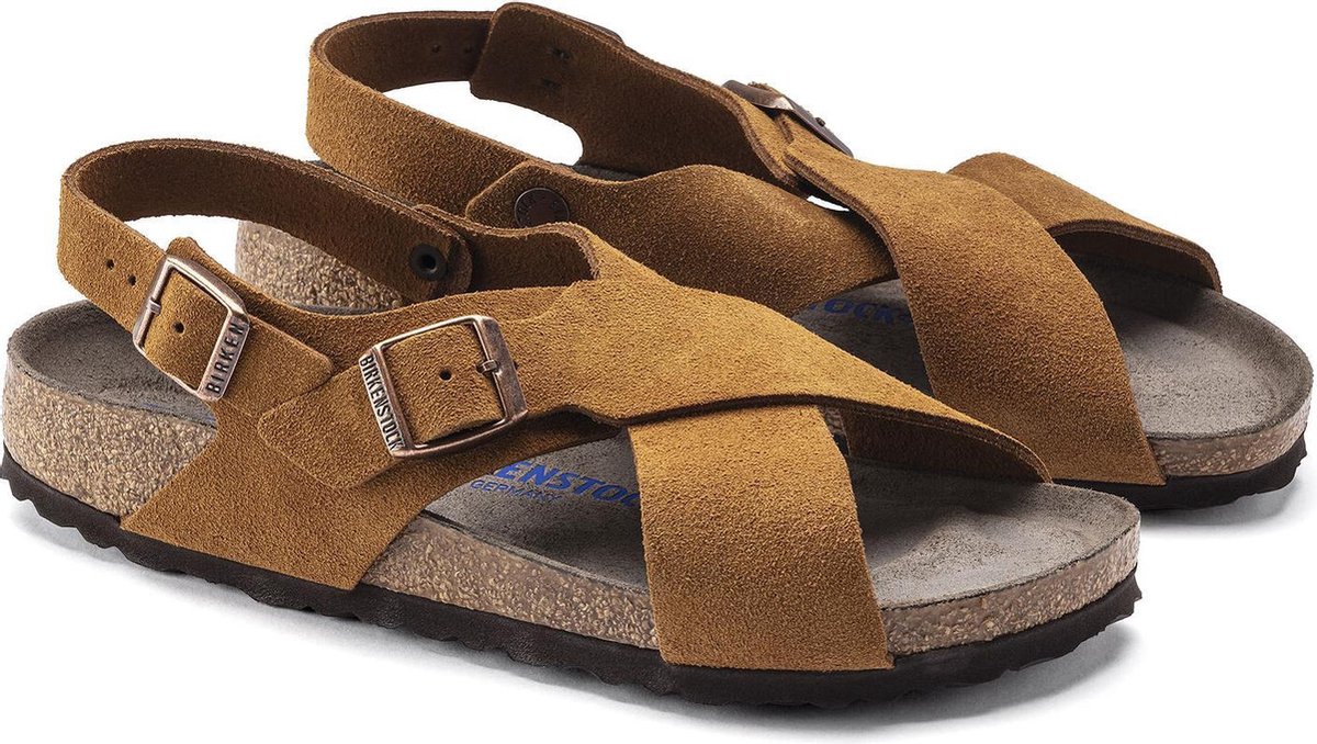 Birkenstock Tulum Dames Sandalen Mink Bruin Narrow - Maat 36 | bol.com