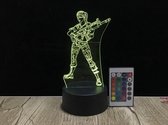 3D LED Creative Lamp Sign Scar - Complete Set
