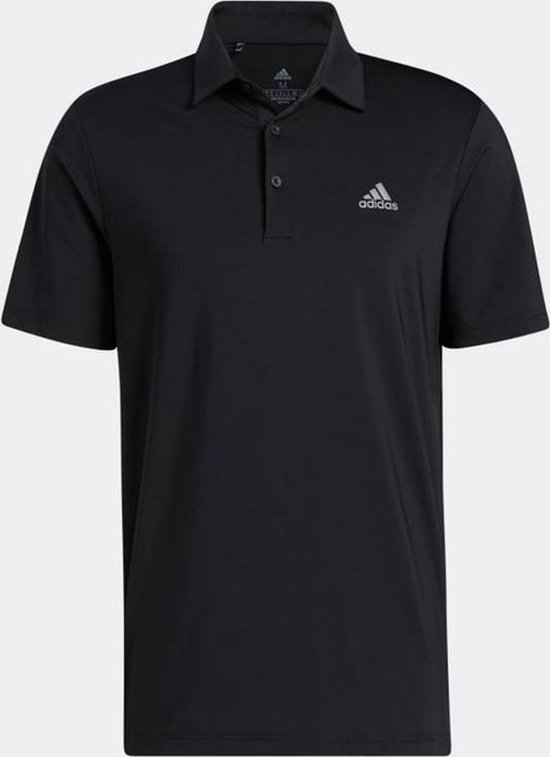 Adidas Golfpolo Ultimate365 Heren Polyester Zwart