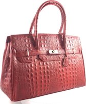 Diva's Bags CROCO RED