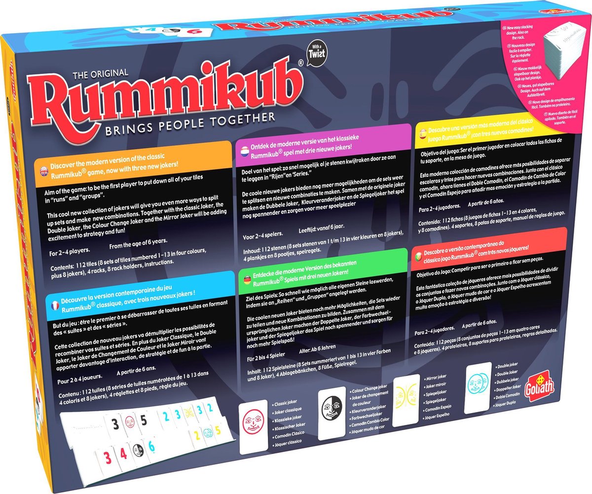 Goliath Rummikub Twist - Bordspel - Gezelschapsspel — afbeelding 2