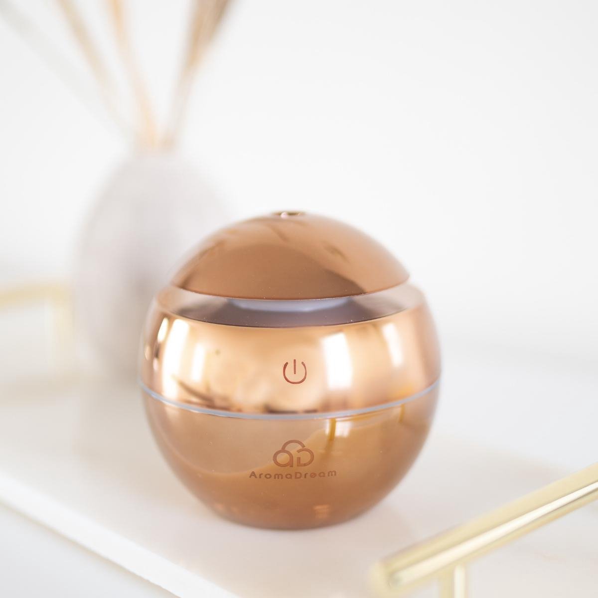 Aroma Dream Diffuser Luchtbevochtiger Goud tot 4 uur Spray