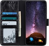 Nokia 5.4 Hoesje Wallet Book Case Kunstleer Zwart