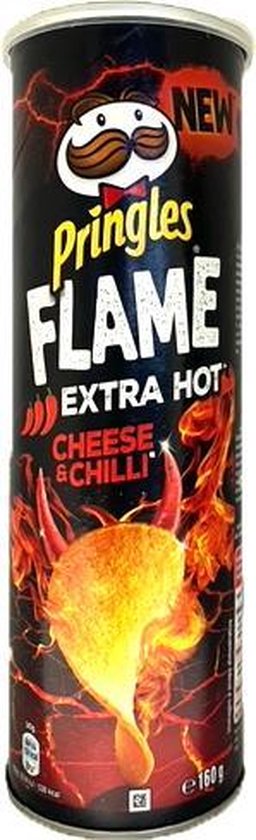 Pringles Flame Extra Hot Cheese and Chili Flavour 9 x 160gr | bol.com