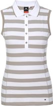 Luhta Dames Polo - ALBAKKA - Wit/bruin - XS