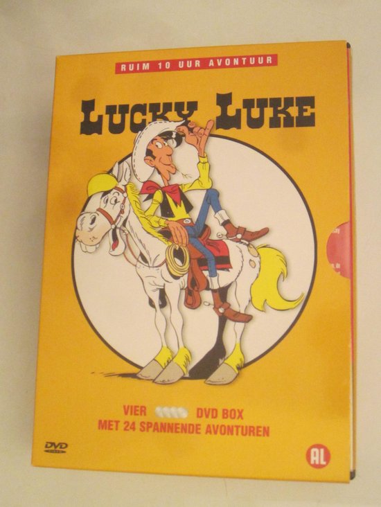 Lucky Luke 4dvd box met 24spannende avonturen