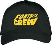 Zwarte Pet – Cap met Geel “ Fortnite Crew “ logo