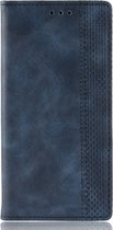 Samsung Galaxy Note 20 Ultra Hoesje - Mobigear - Sensation Serie - Kunstlederen Bookcase - Blauw - Hoesje Geschikt Voor Samsung Galaxy Note 20 Ultra