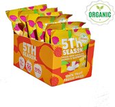 5th Season Gevriesdroogde Organic Mango & Raspberries Bites - doos met 6 zakjes