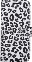 Mobigear Leopard Bookcase Hoesje - Geschikt voor Samsung Galaxy S7 - Wit