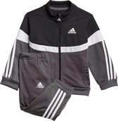 adidas Trainingspak - Maat 74  - Unisex - donkergrijs/zwart/wit