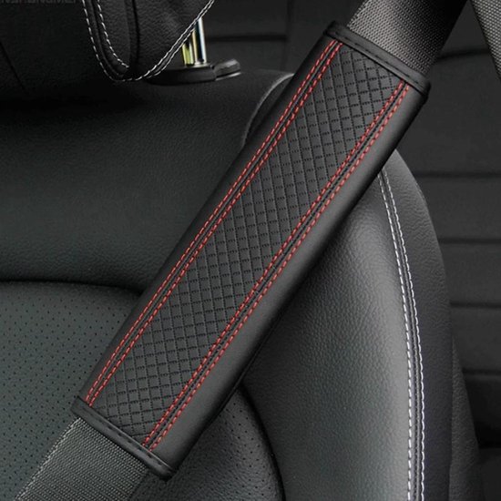 Housse de ceinture de sécurité de Luxe - Protège ceinture de sécurité auto  - Coussin
