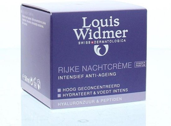 Louis Widmer Intensief Anti-Ageing  Nachtcrème 50 ml - Louis Widmer