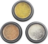 J Belgique Professionele Gelnagel Decoratie Balletjes | Set Van 3 Kleuren : Goud - Zilver - Brons | Voor Een Originele Manicure