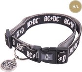 AC/DC- Honden Halsband - M/L (Lengte 35-55cm - Breedte 2cm)