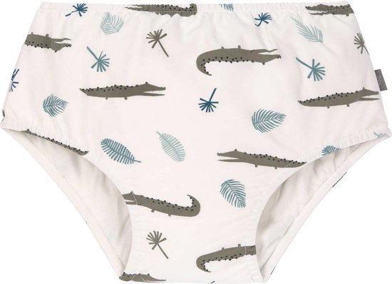Lässig Splash & Fun Swim Diaper Boys - Crocodile blanc 18 mois