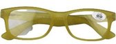 Leesbril / Bril - Geel / Transparant - Kunststof / Glas - Sterkte +2.50