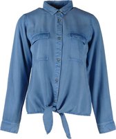 REBELZ blouse Farah - jeansblauw maat S