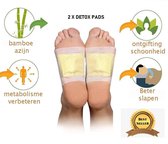 Detox voetpleisters NEW GOLD + GEMBER EXTRACT - KINOKI - Detox foot patch - Ontgiftingspleister - Ontgiften - Heat Pad