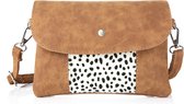 Schoudertas Cheetah mid design | Beige