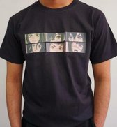 Face the Anime T-shirt Black Size M - Bedrukte T-shirts - ANIME - All Sizes - Trippin Balls