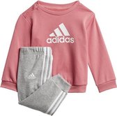 Adidas I BOS Jog FT meisjes fitnesspakje roze