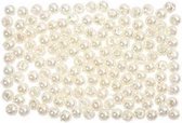 Kralen, d: 3 mm, gatgrootte 0,7 mm, parelmoer, 150stuks