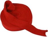 Rondgebreide tube, b: 40 mm, kerstrood, 10m