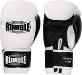 Rumble Ready 2.0 Leer (kick)bokshandschoen Wit 16 Oz