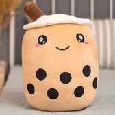 Real-Life Bubble Tea Cup Knuffel - Kussen - Voedsel - Melk Thee - Zachte Pop - Melk Thee Cup Kussen - kinderen - Speelgoed - Verjaardagscadeau - Bubble Tea - Boba knuffel - boba pl