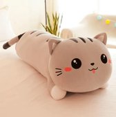 Katten pluche 70cm - kat knuffel - kat pluche - Knuffel kat - Cadeau - kussen - knuffel - zacht - schattig - kinderen - speelgoed - gift - plush - pillow -  cat plush