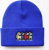 Beanie Blauw - the imposter muts - cap - hat - onder ons - gaming