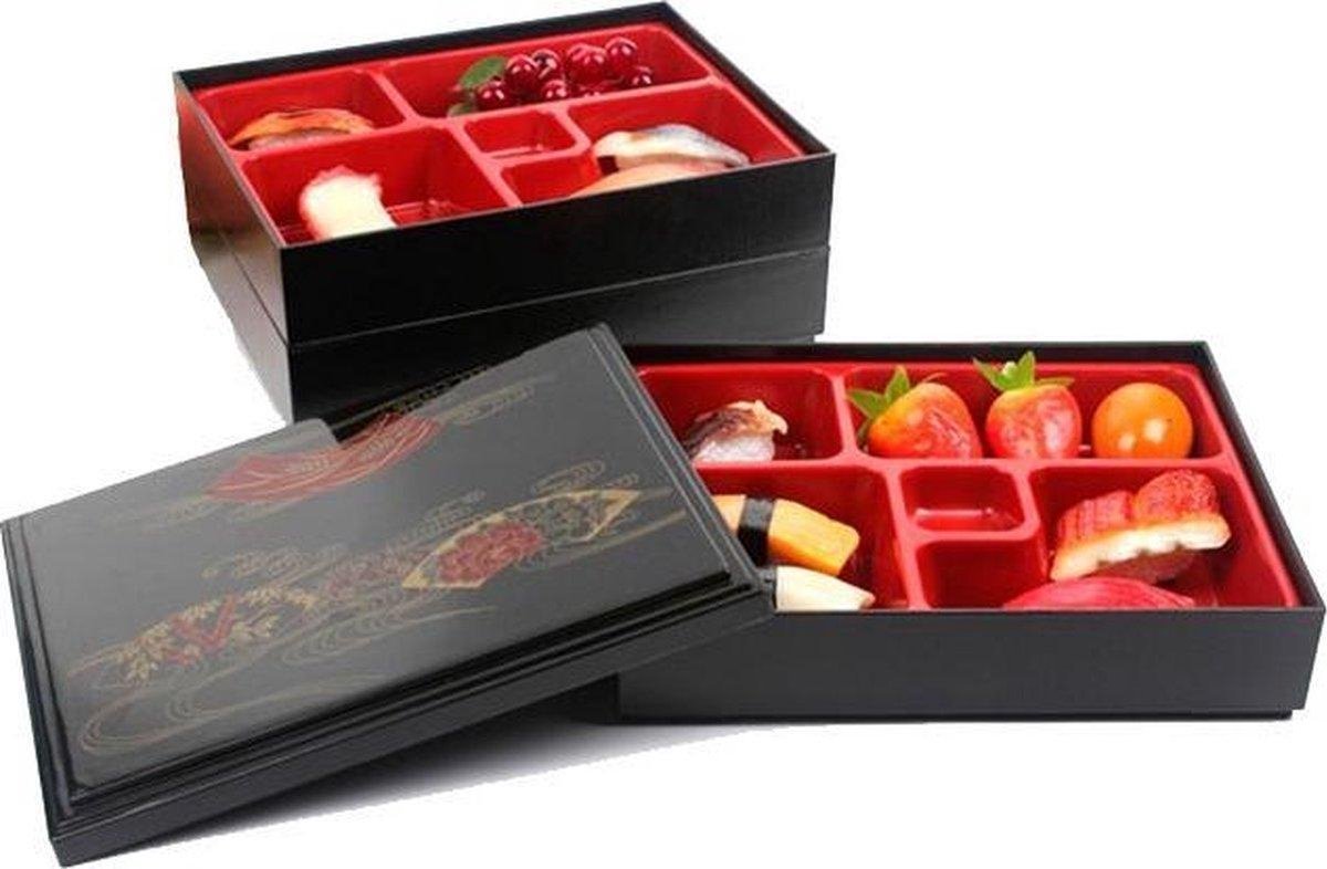 Prachtige BentoBox, LunchBox met Chopsticks,,Sushi Bord, Japanse en Koreaanse Style,Voor Huis,Restaurant,Hotel.High Quality and Design, Sushi & Sashimi Lunch Box Dishes