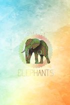 Save the Elephants animal right activist Final Planning Book: 6 x 9 inches size and 114 pages