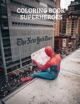 Coloring book. Superheroes.