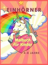 Malbuch mit Einhoernern fur Kinder