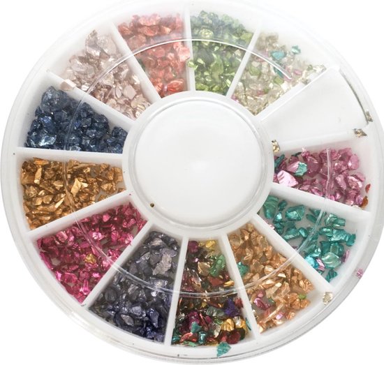 Epoxy steentjes-Carrousel -12 kleuren-Sieraden maken-knutselen-Charme |