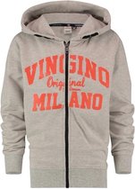 Vingino Vest Milano Jongens Katoen/polyester Grijs/oranje Maat 104