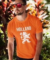 Oranje EK WK & Koningsdag T-Shirt Holland (HEREN - MAAT S) | Oranje Kleding | WK Feestkleding