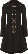 Jawbreaker Lovely Coat Korte jas zwart M - Katoen - Gothic