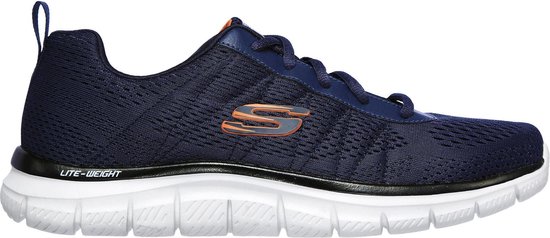 Skechers Track Moulton sneakers blauw - Maat 45